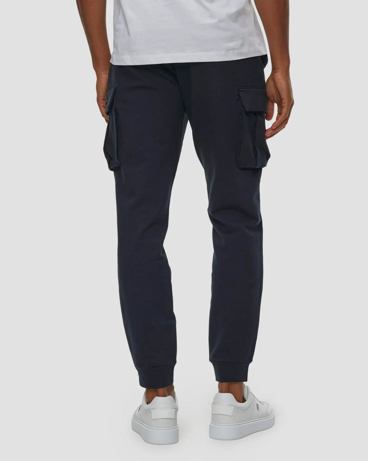 Aeronautica Militare Sweat Pant Cargo Uomo Blu Navy - Dettaglio Logo