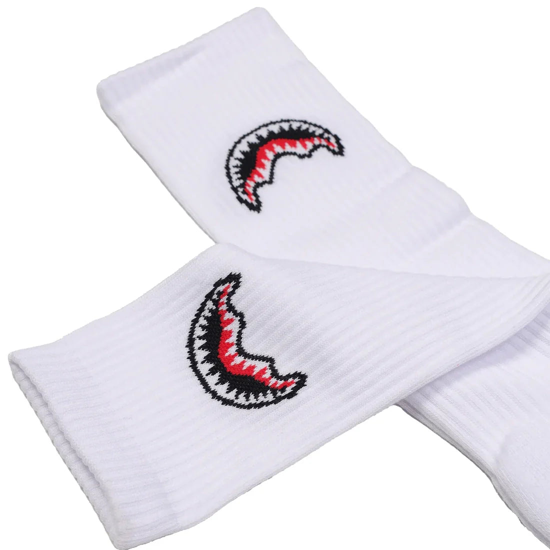 SPRAYGROUND SOCK15024WHT SOCK SHARK SOCKS WHT