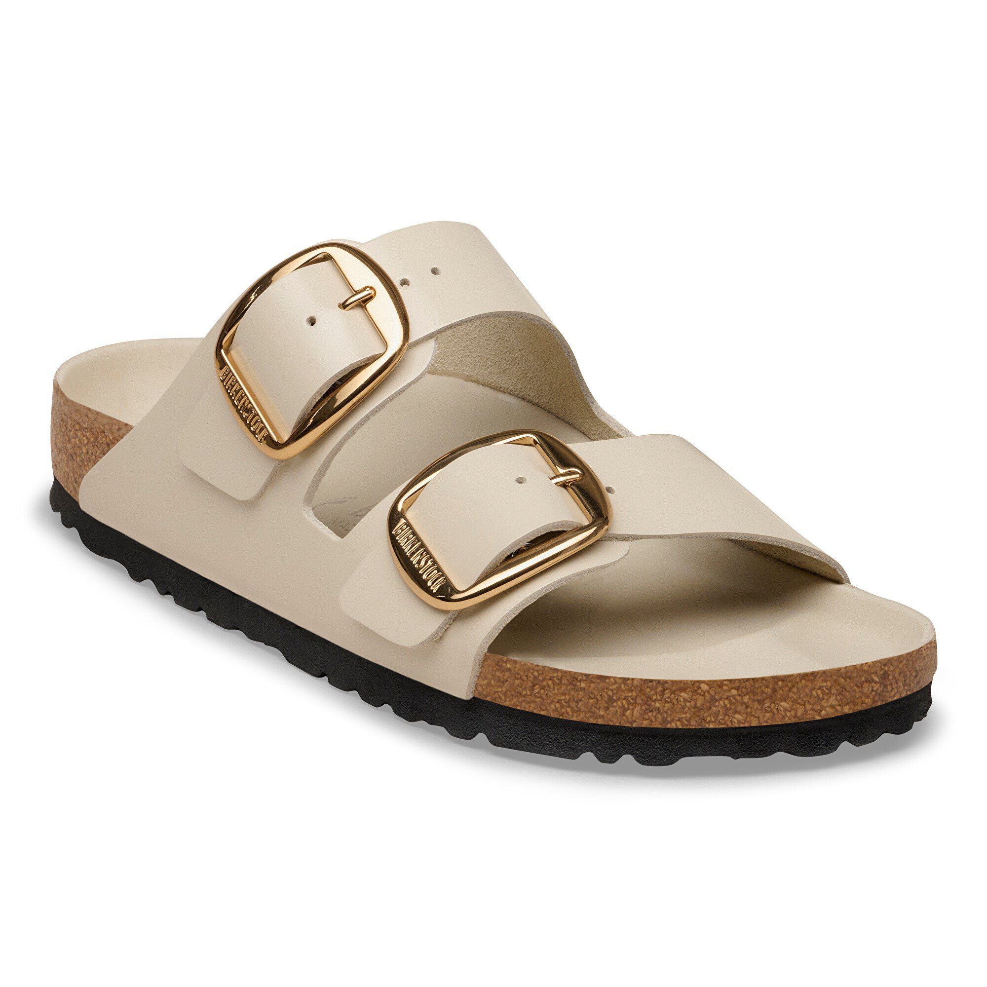 BIRKENSTOCK 1031873 SANDAL Arizona Big Buckle Hex shine oyster