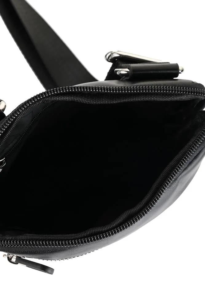 Tracolla cross body Aeronautica Militare AM562 Nero - Vista posteriore