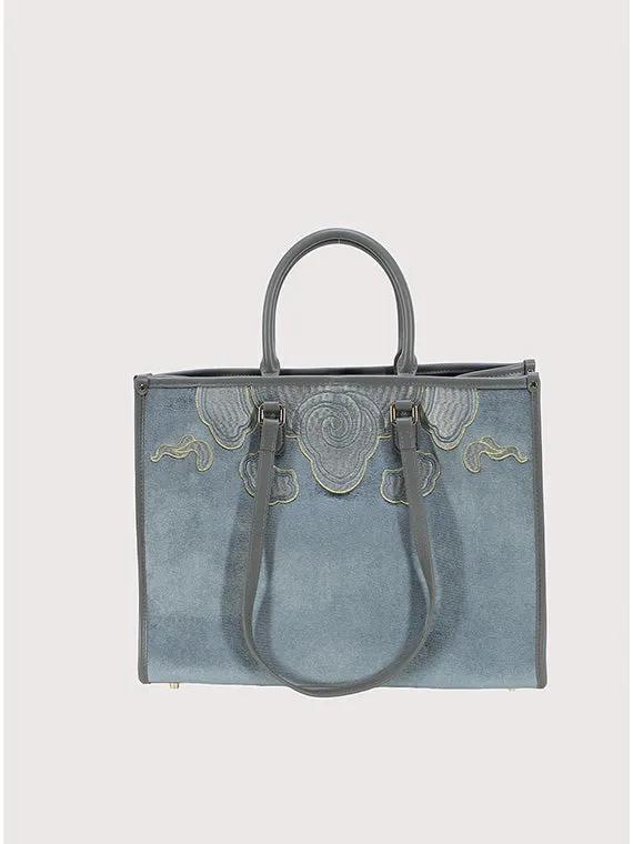Borsa My Best Bag Firenze Atena Essence Azure - Vista laterale