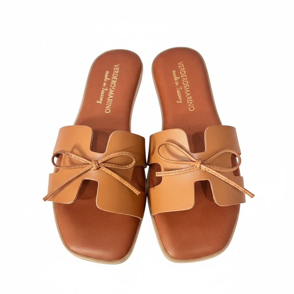 VERDEROSMARINO 4222 CU SLIDES IN PELLE by VERDEROSPARINO