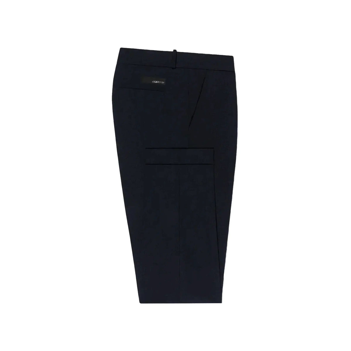 Pantalone uomo blu navy con tasche cargo, abbigliamento elegante moderno