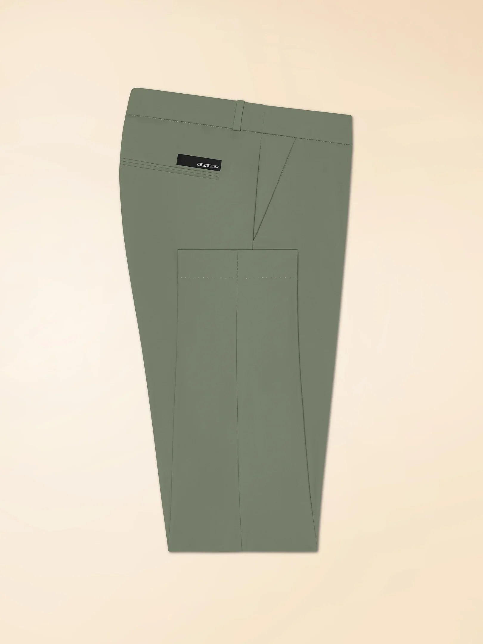 Pantalone verde salvia uomo, tasca posteriore, abbigliamento elegante Made in Italy