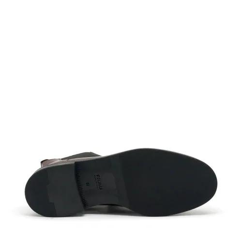 FRAU A98N3 Stivaletto Beatles Pelle Coffee - Vista suola marrone
