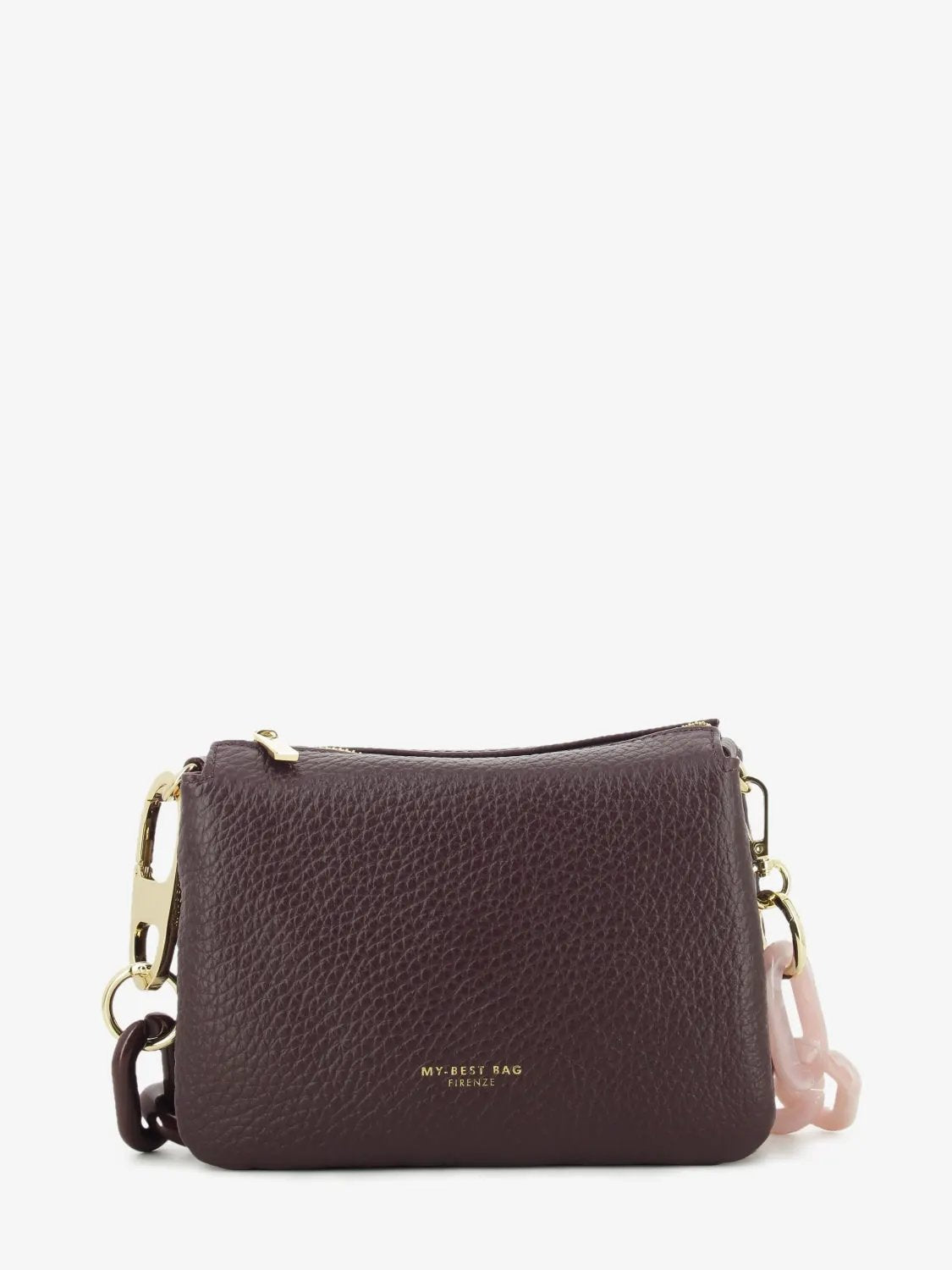 Borsa Reflex macro dollaro bordeaux - Dettaglio - My Best Bag Firenze