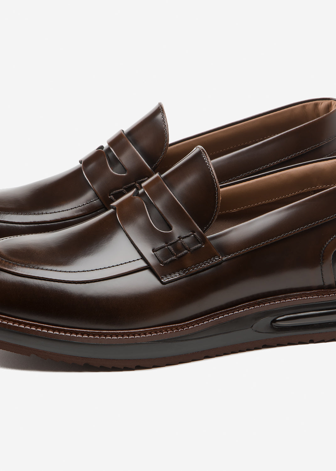 BARLEYCORN UW20A8890MBC82BA Air Mocassin Brown Leather