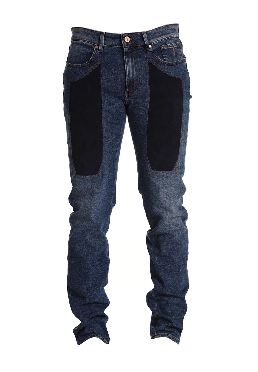 JECKERSON PA077JOHN002 DENI005 JEANS 5TASCHE TOPPA ALCANTARA - 42 - DENIM BLU