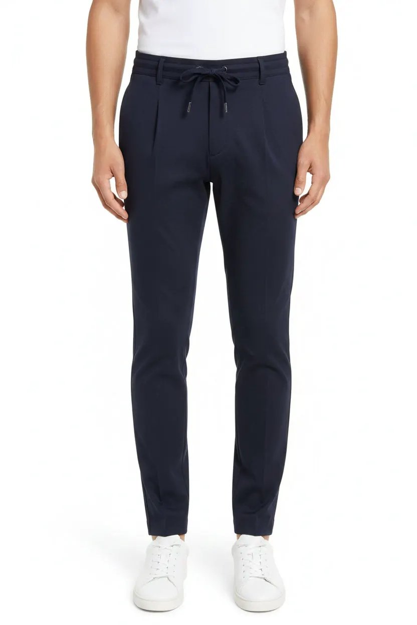 DESIGNERS01 MES2695 TROUSER PANTLACCIO PINCES . MILANO JERSEY by DESIGNERS01