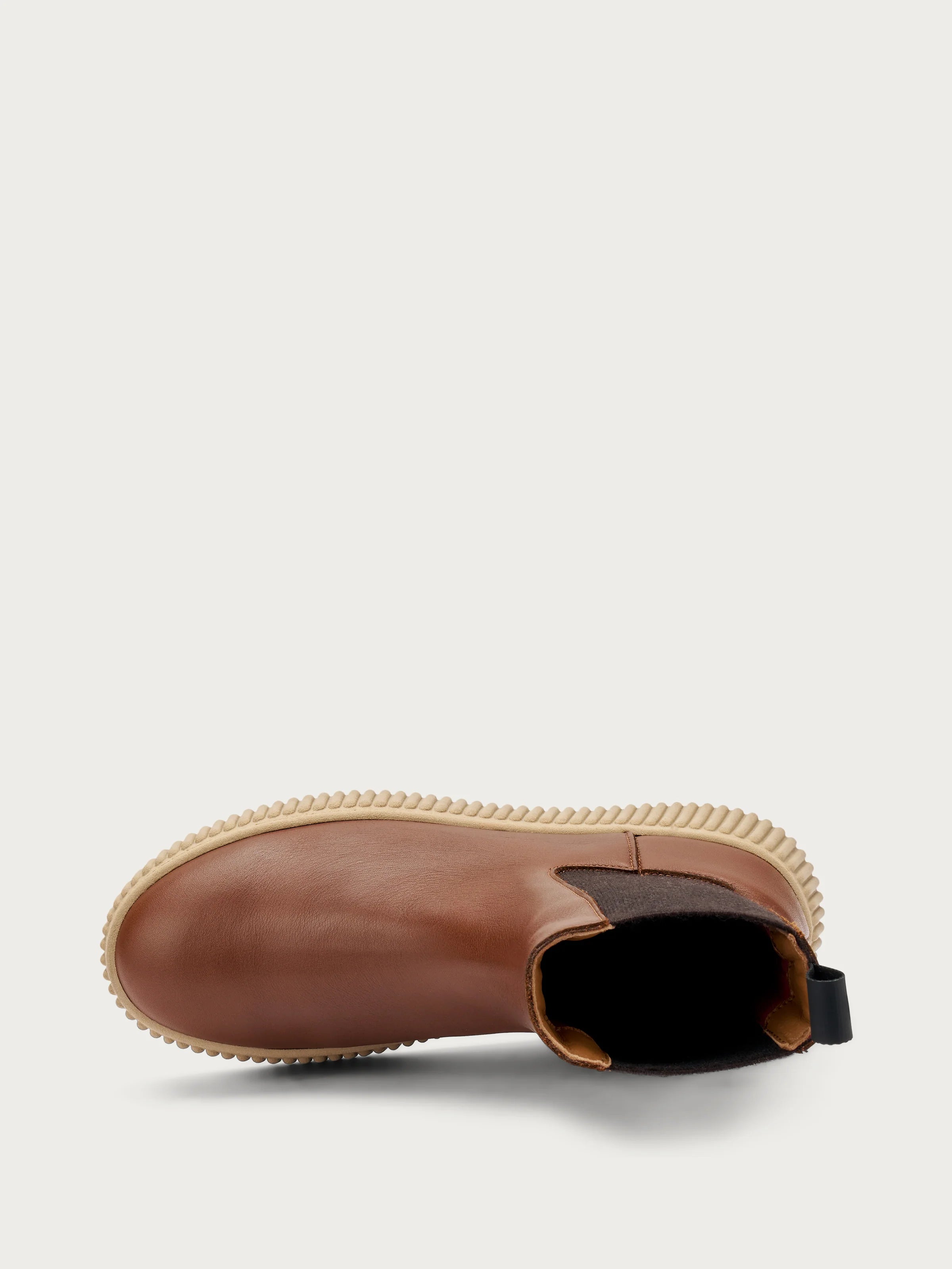 FRAU 40L5 TA LOAFER Beatles in pelle con suola scanalata