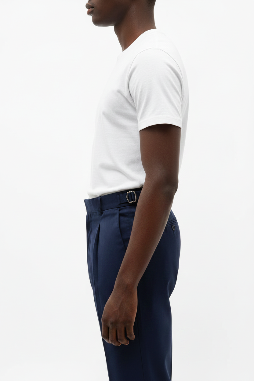 DESIGNERS01 MES2679 PALERMO TROUSER PINCES .F.DO 16 TELA PARACADUTE