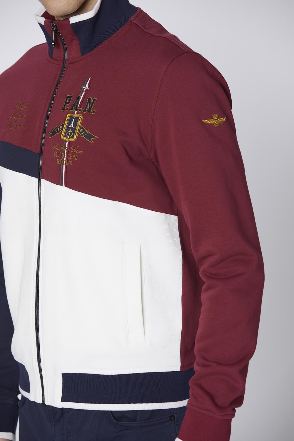 AERONAUTICA MILITARE Felpa Centro Sportivo in cotone