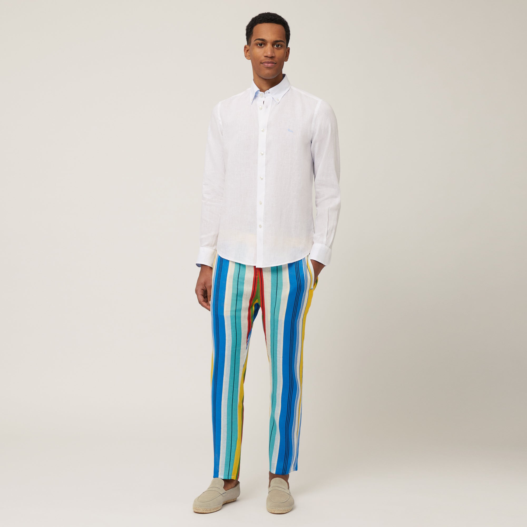 Harmont&Blaine CRN014010883B 100 CAMICIA 2 TES CONTRASTI INTERNI