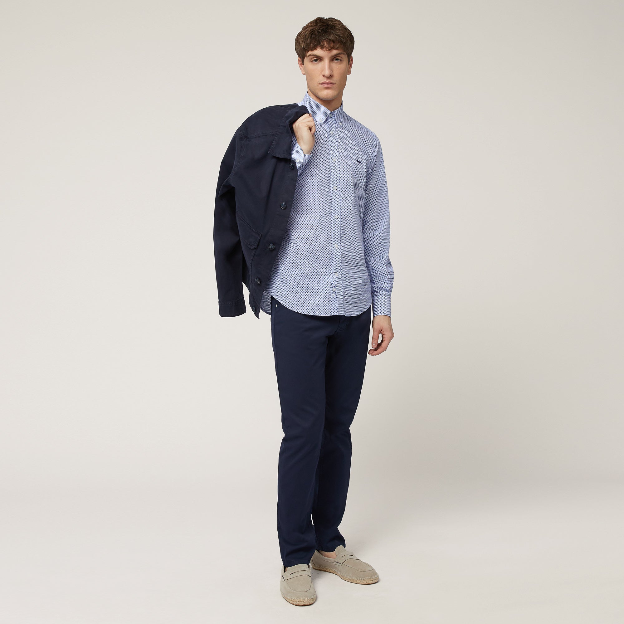 Harmont&Blaine CRN026013129M CAMICIA 2 TES CONTRASTI INTERNI