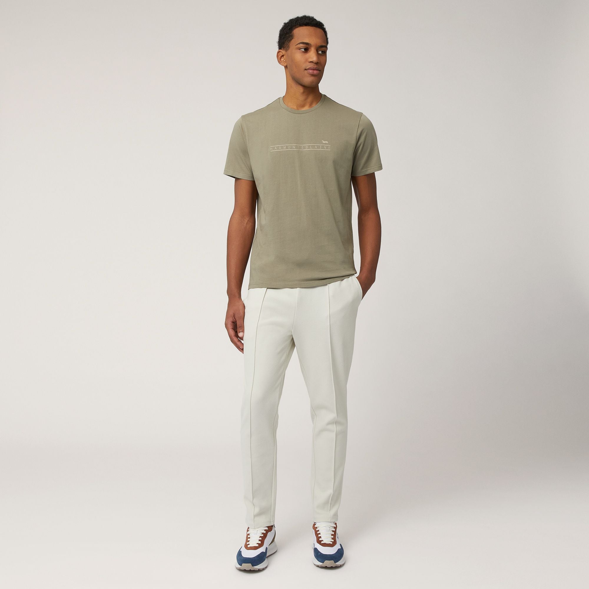 Harmont&Blaine IRN248021824 629 T SHIRT LOGO STAMPATO