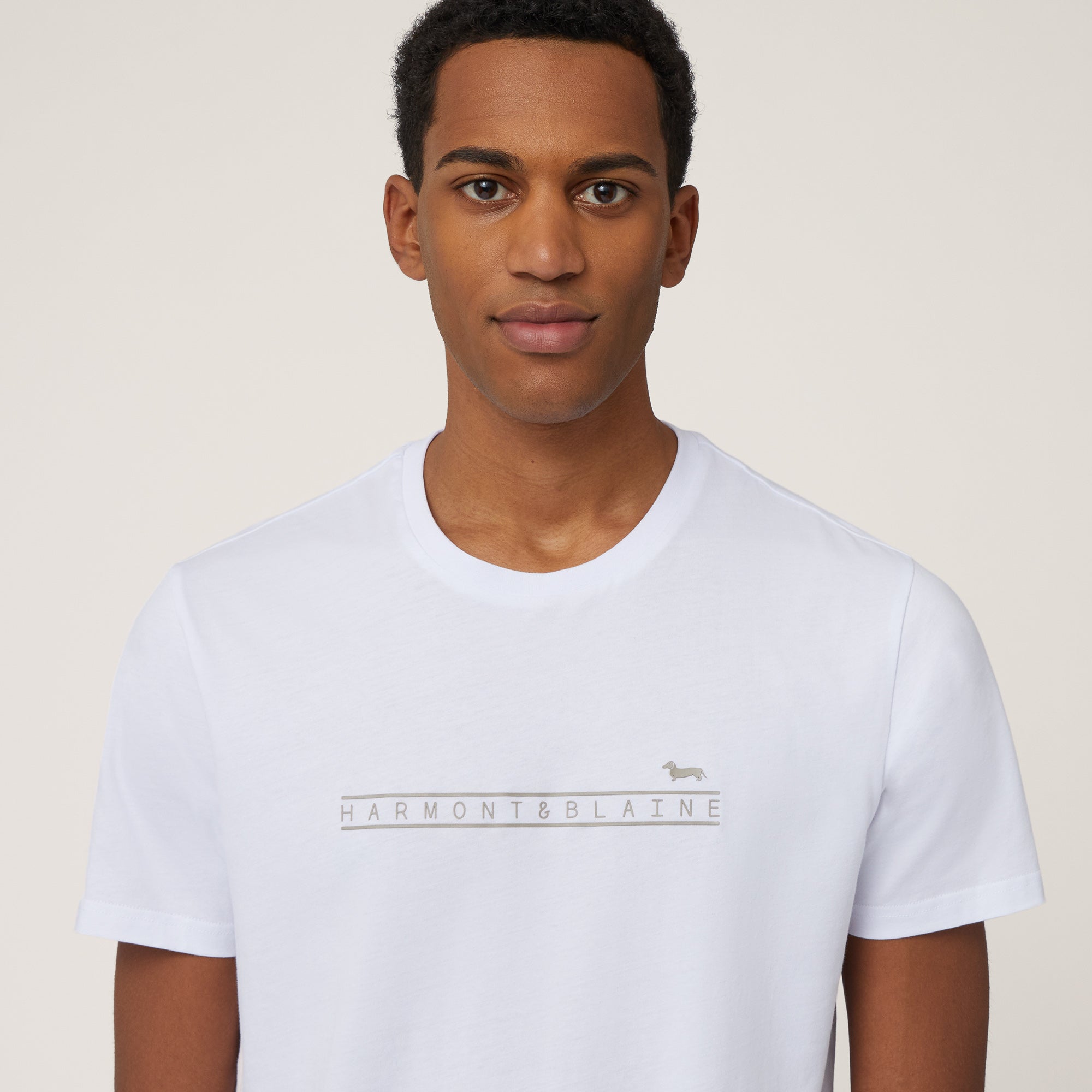 Harmont&Blaine IRN248021824 100 T SHIRT LOGO STAMPATO