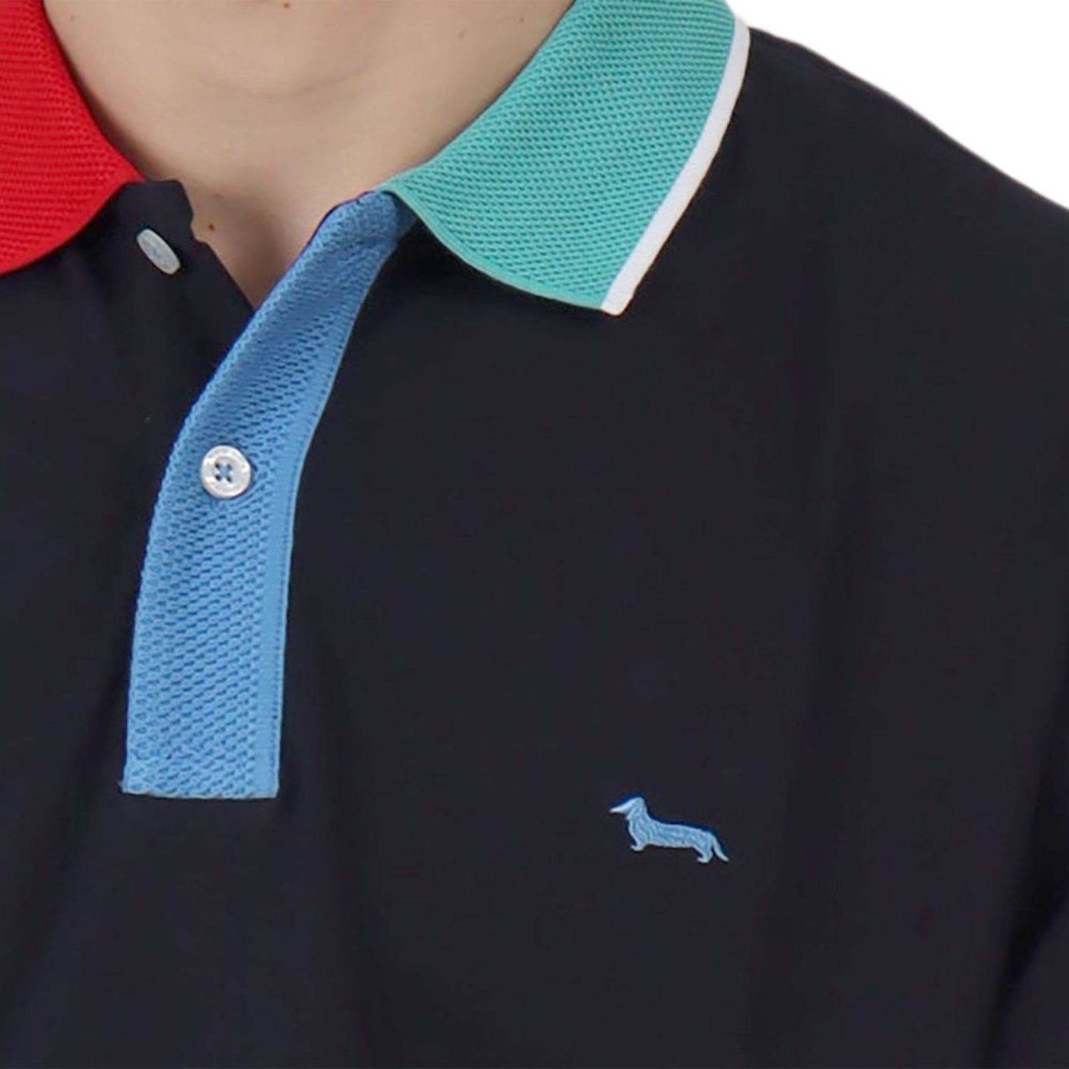 Harmont&Blaine LRN430020862 801 POLO COLLO ED ORLI 3D