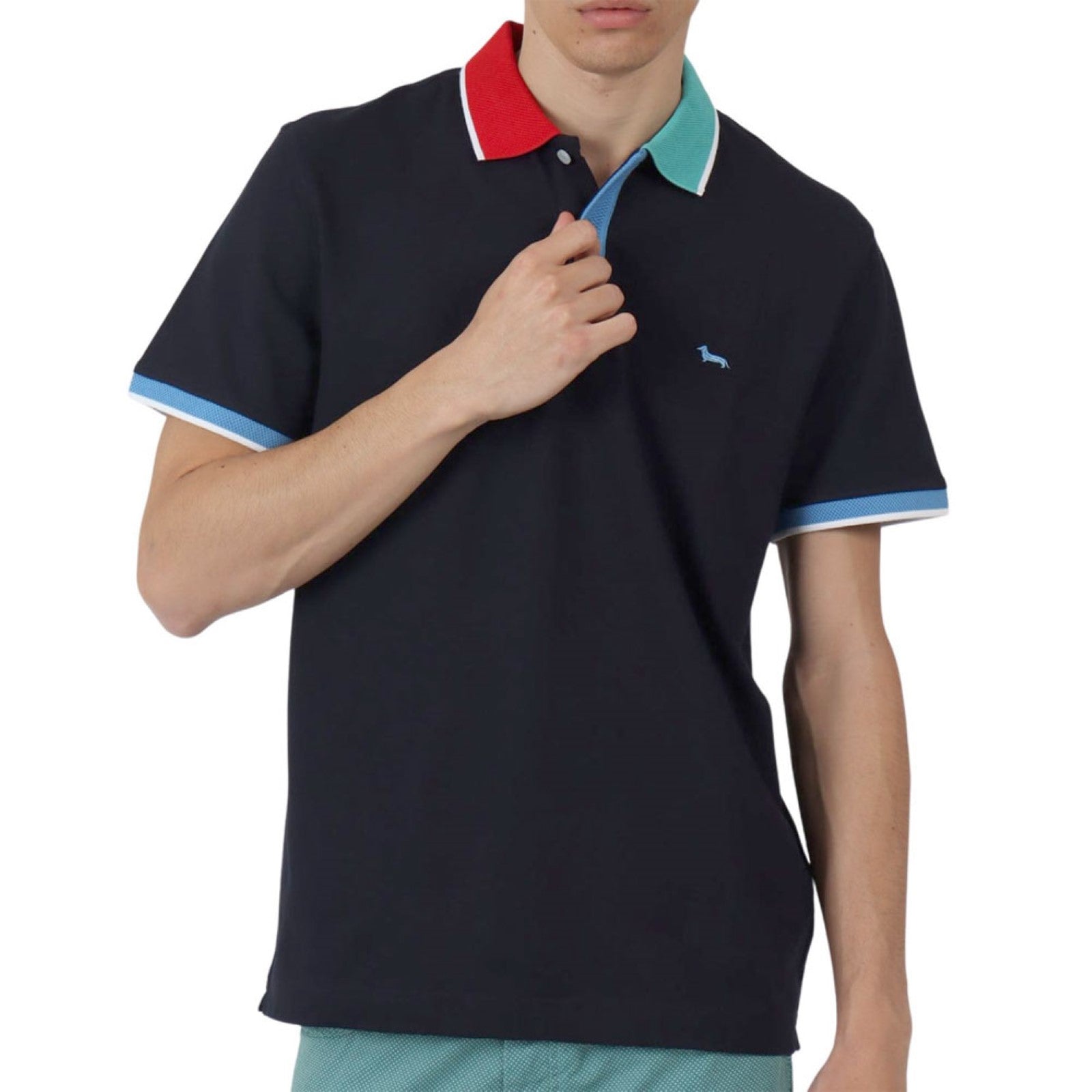 Harmont&Blaine LRN430020862 801 POLO COLLO ED ORLI 3D
