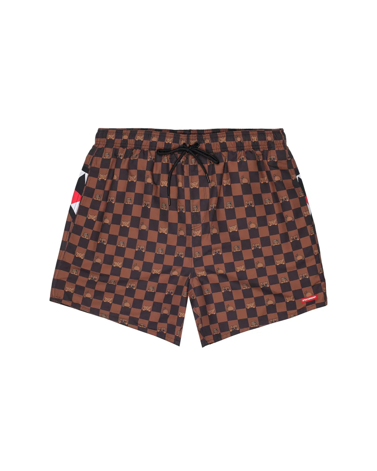 SPRAYGROUND SWM2031NSZ PEEKING CHARACTER CHECK SWIM