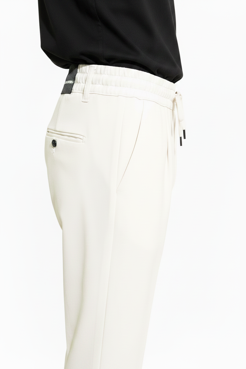 DESIGNERS01 MES2695 TROUSER PANTLACCIO PINCES . MILANO JERSEY
