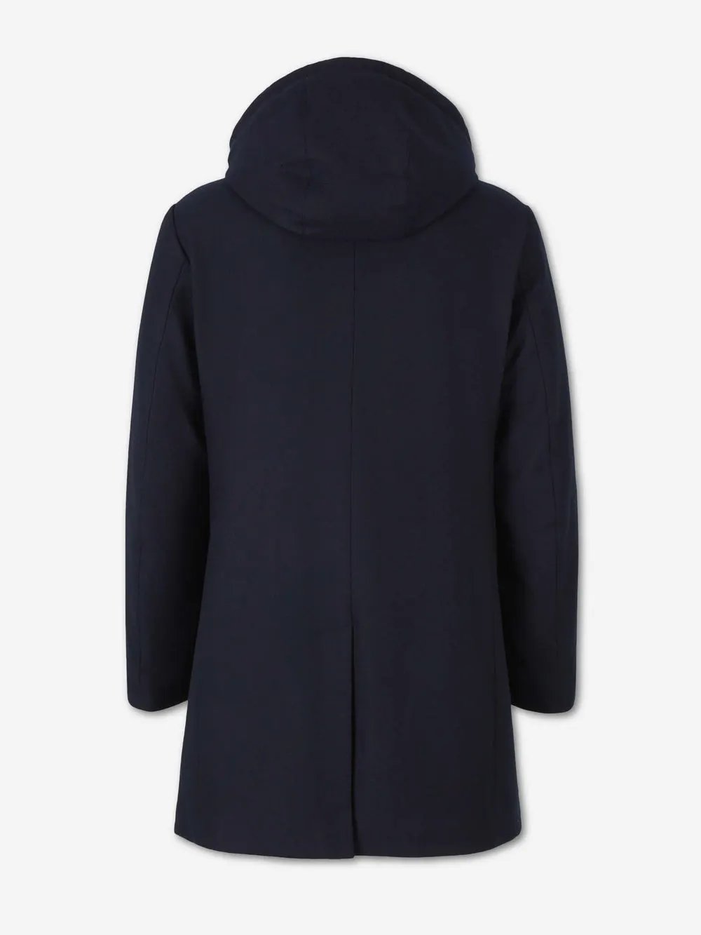 Cappotto Montecore F11MUCX 740-185 - Dettaglio tessuto e trapuntatura, colore Dark Blue