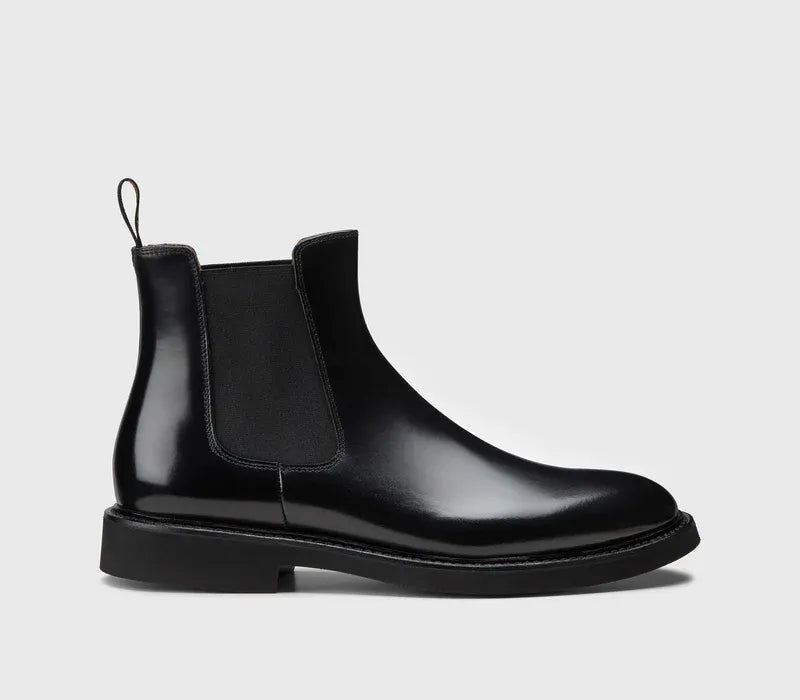DOUCAL'S DU1343GENOUF007NN00  GENERIC SHOE BEATLES (GM) HORSE NERO+F.DO NERO