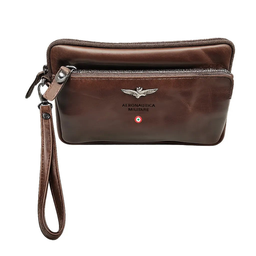 Pochette Aeronautica Militare AM356 con cinturino polso Testa di Moro