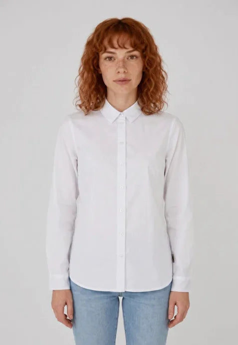 Barbour Derwent LSH1409 WH73 camicia donna - dettaglio fronte, motivo tartan chiaro