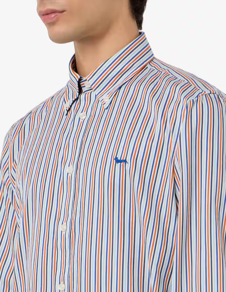 Harmont&Blaine CRP011013493B 416 SHIRT CAMICIA 2 TES CONTRASTI INTERNI - Atelier Fratelli Carbè