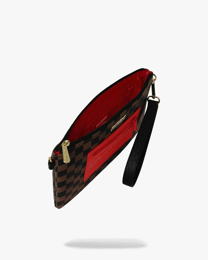 SPRAYGROUND B8900 CLUTCH RED REDEMPTION CROSSOVER CLUTCH