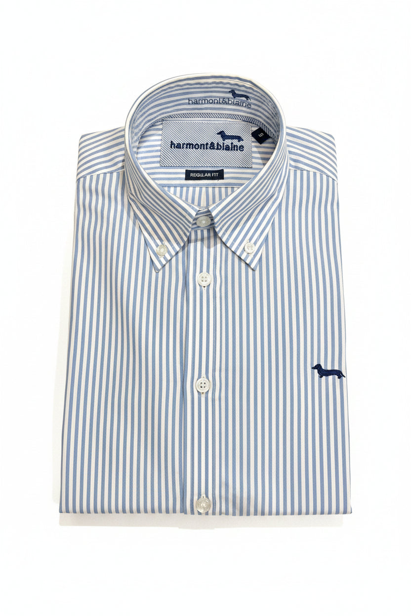 Harmont&Blaine CRQ074013439B 810 SHIRT CAMICIA 2 TES CONTRASTI INTERNI