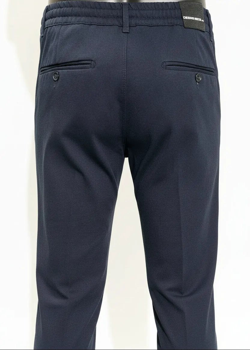 DESIGNERS01 MES2695 TROUSER PANTLACCIO PINCES . MILANO JERSEY by DESIGNERS01