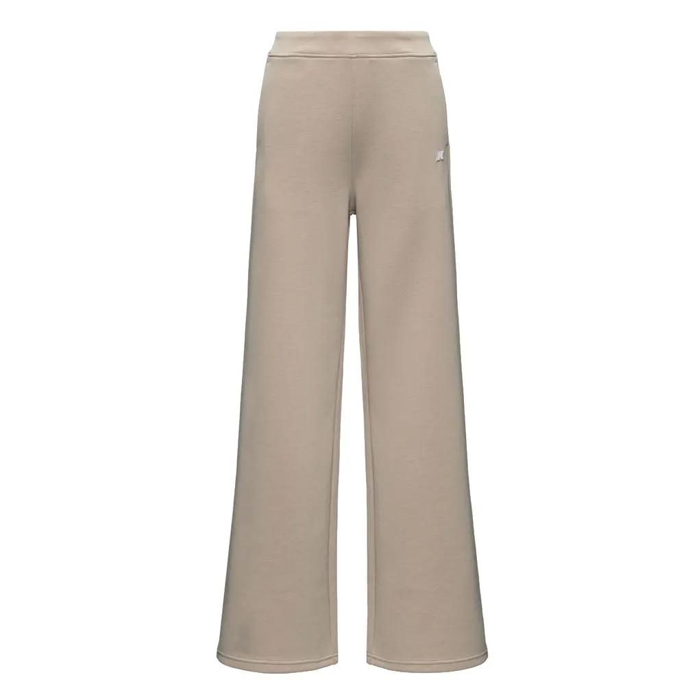 K-WAY Pantaloni in felpa LOIRENE LIGHT SPACER - Sasso / Beige Cashmere - Fronte
