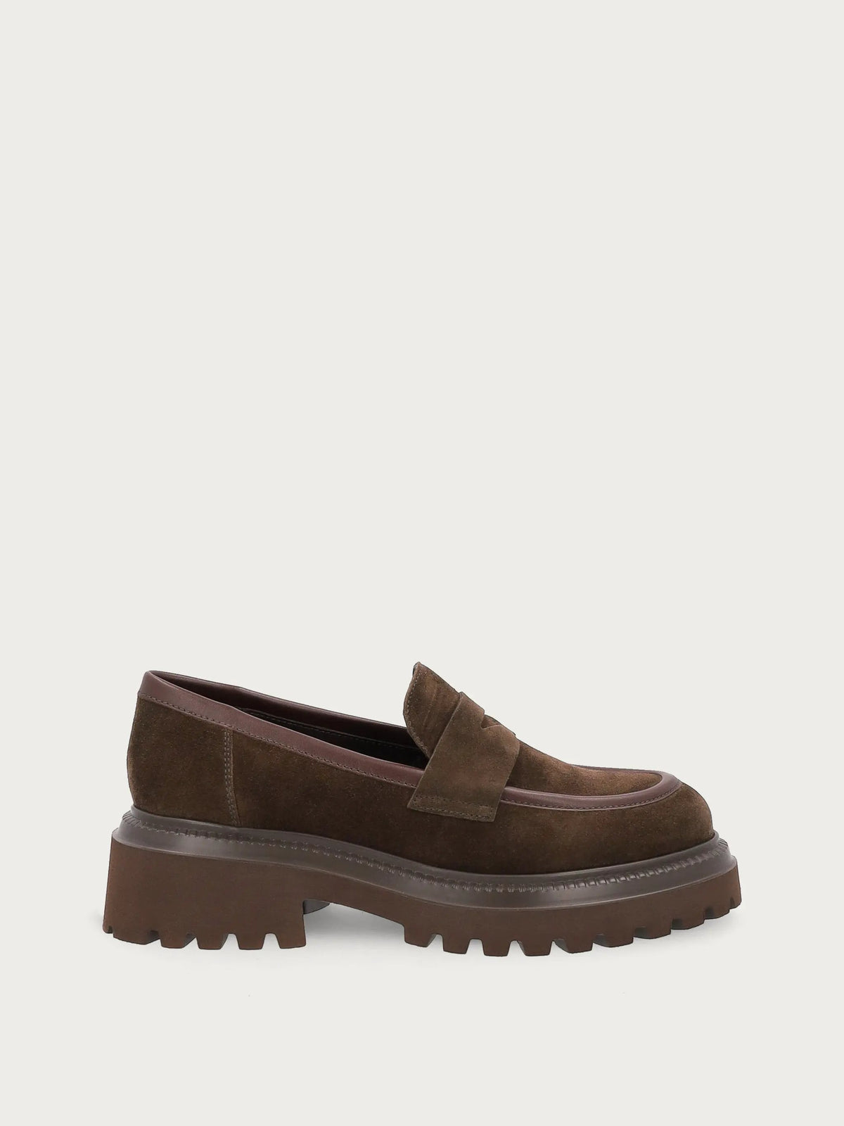 Mocassini donna FRAU A78C0 Cacao - Vista frontale