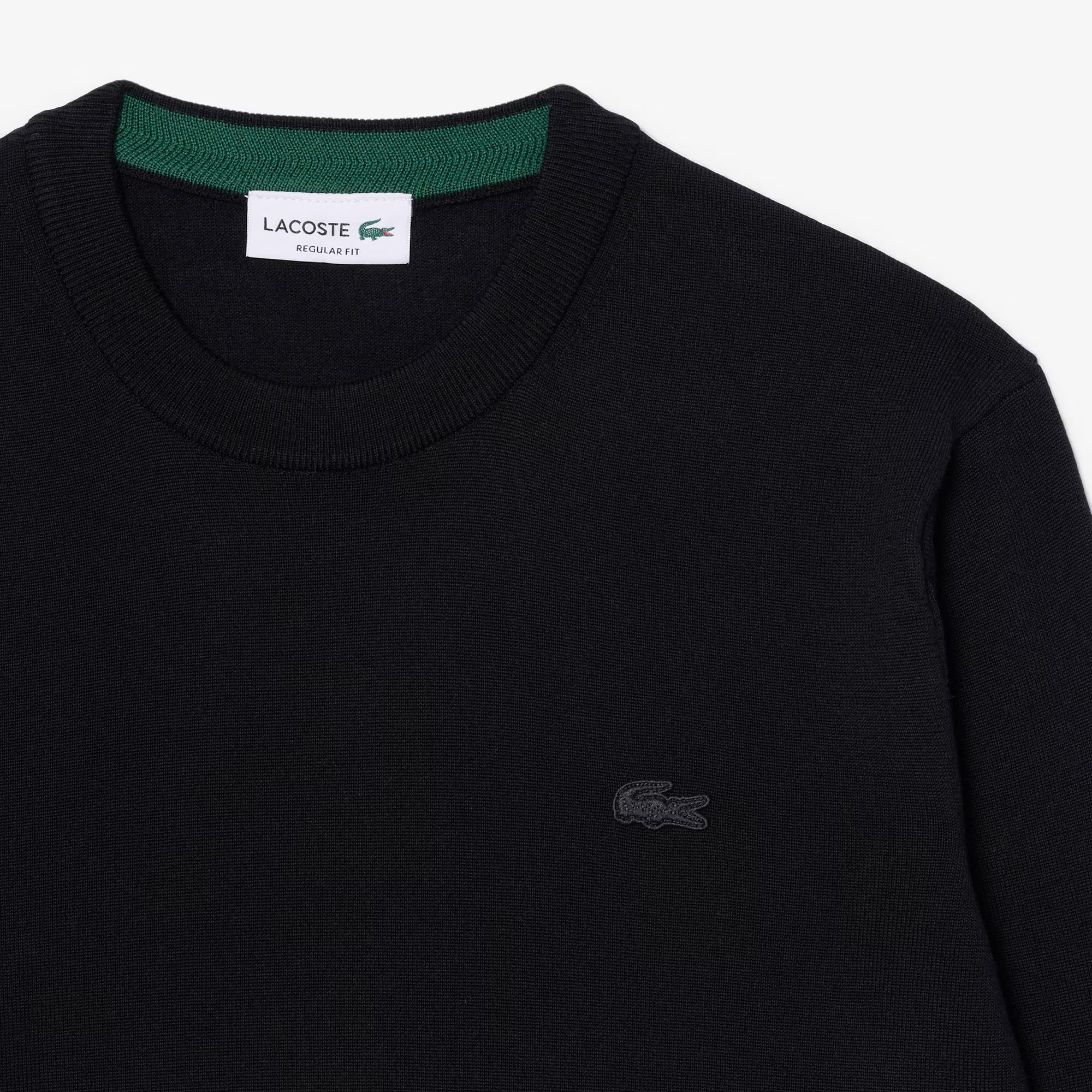 LACOSTE AH1969 031 SWEATER Maglione girocollo in lana merino