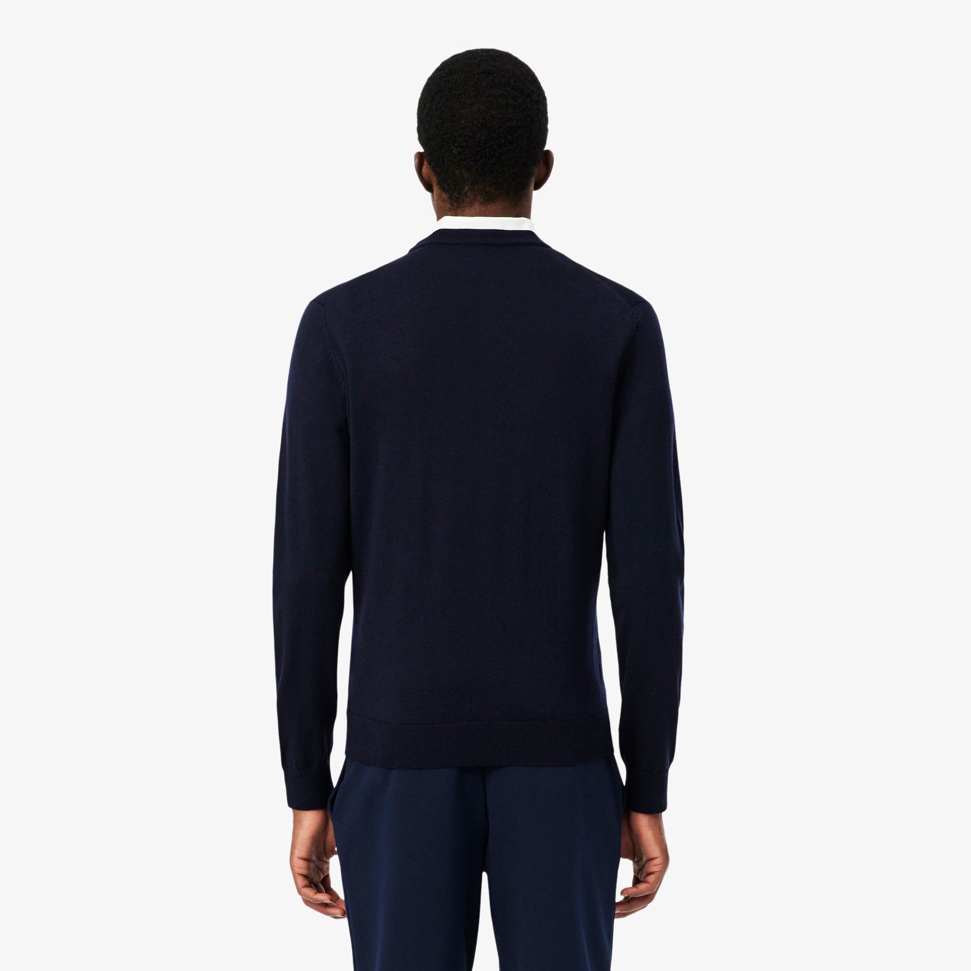 LACOSTE AH1969 166 SWEATER Maglione girocollo in lana merino
