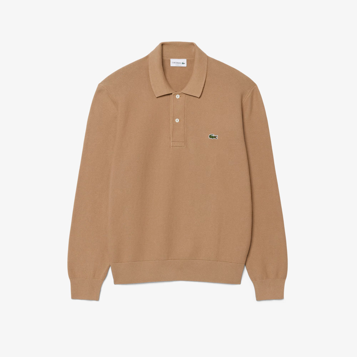 LACOSTE AH9904 SIX POLO Regular fit long-sleeve knit polo