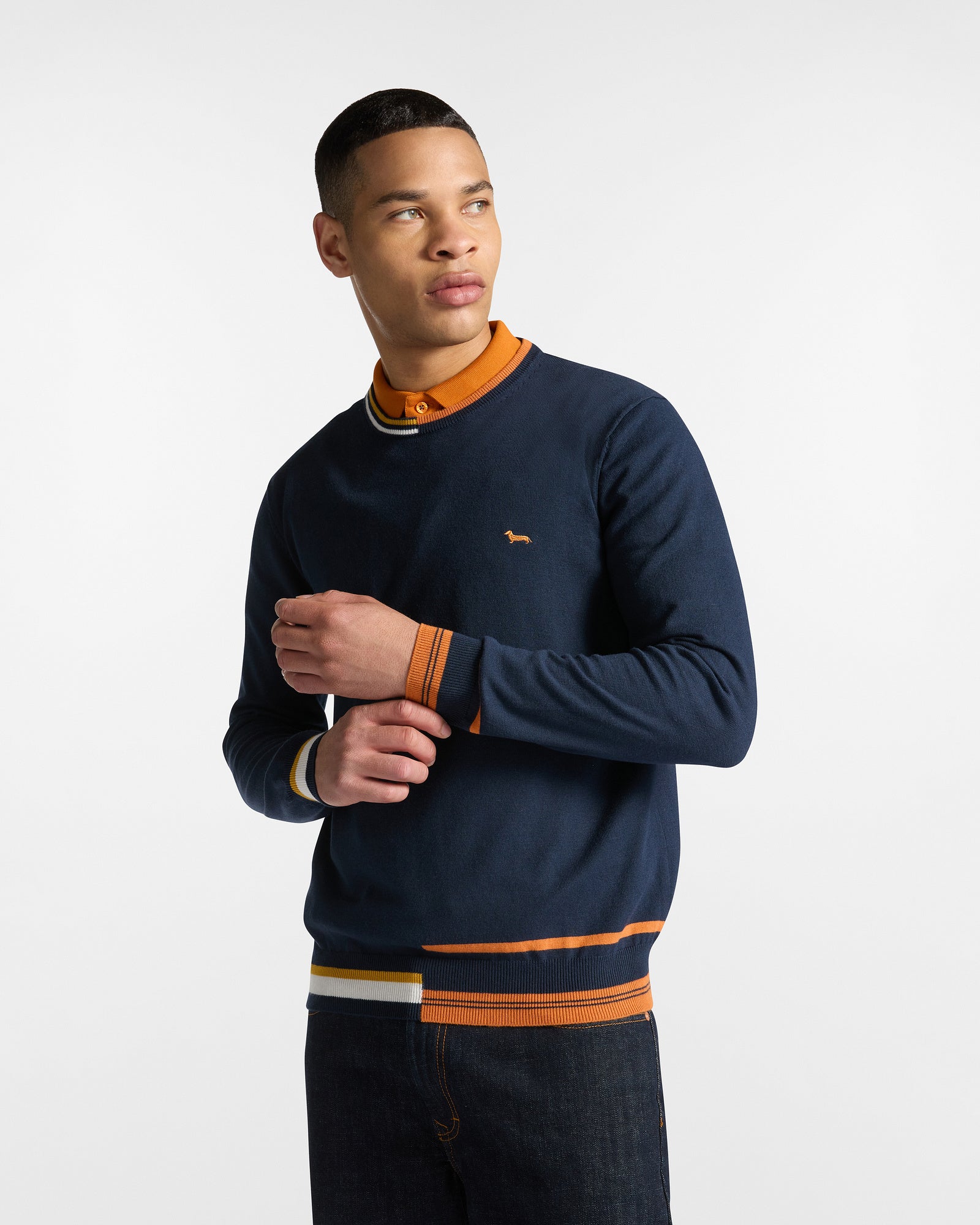 Harmont&Blaine HRP829030788  KNIT PARICOLLO DETTAGLI COLOR BLOCK