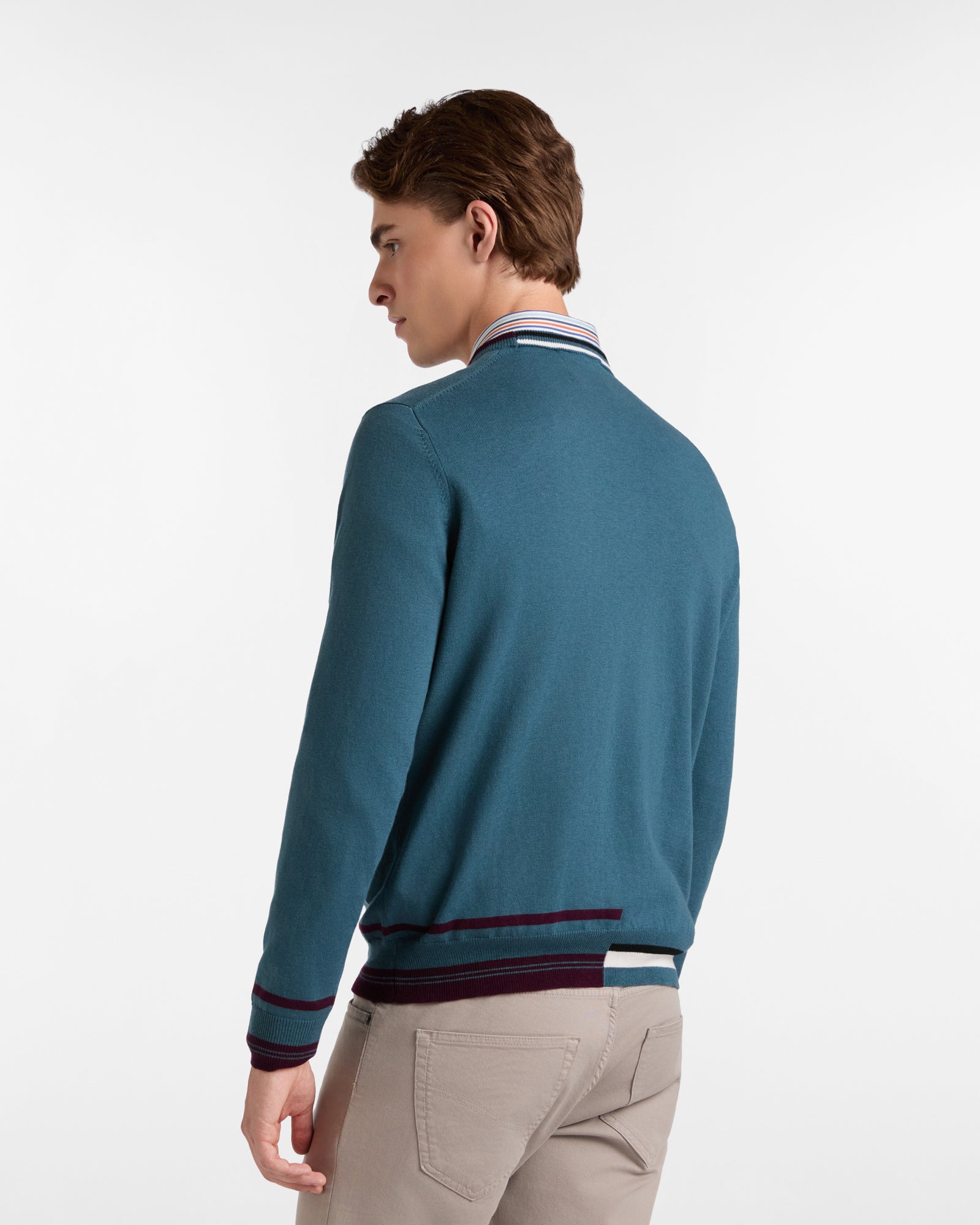 Harmont&Blaine HRP829030788 843  KNIT PARICOLLO DETTAGLI COLOR BLOCK