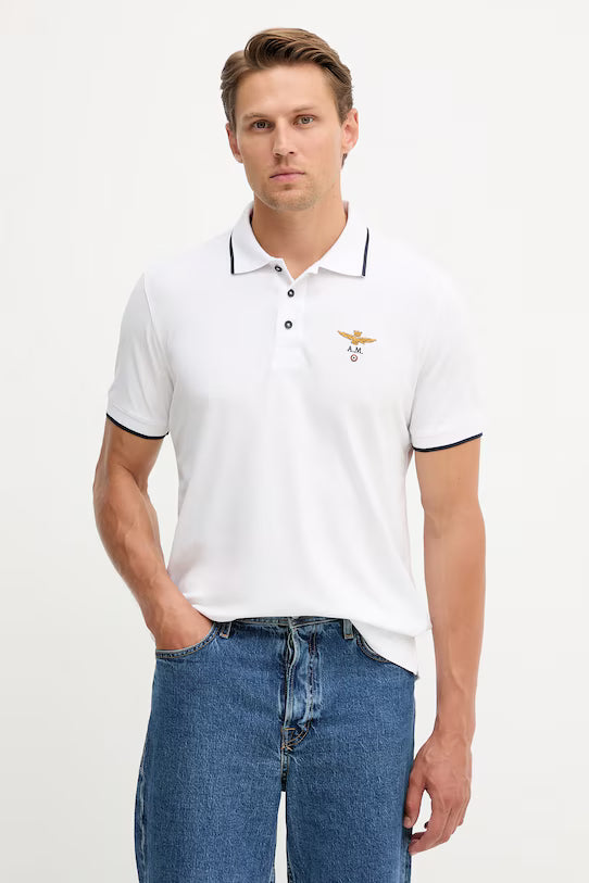 AERONAUTICA MILITARE 251PO1308P82 73062 POLO BASIC COTONE - Atelier Fratelli Carbè