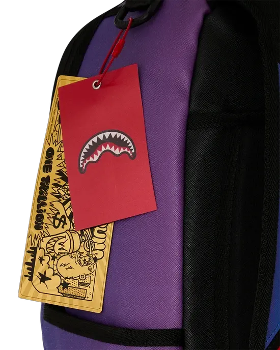 SPRAYGROUND B9627 BACKPACK SHARK CENTRAL EMBOSSED DUSK NYLON by SPRAYGROUND