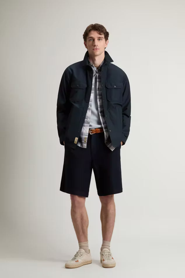 WOOLRICH CFWOOS0186MRUT3662 SHIRT LIGHT RAMAR OVERSHIRT by WOOLRICH