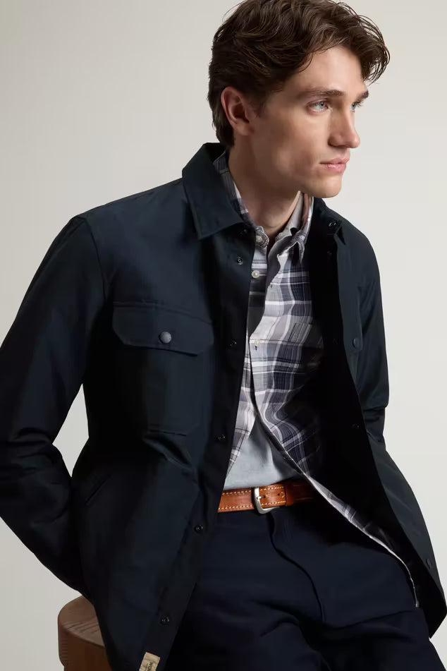 WOOLRICH CFWOOS0186MRUT3662 SHIRT LIGHT RAMAR OVERSHIRT by WOOLRICH