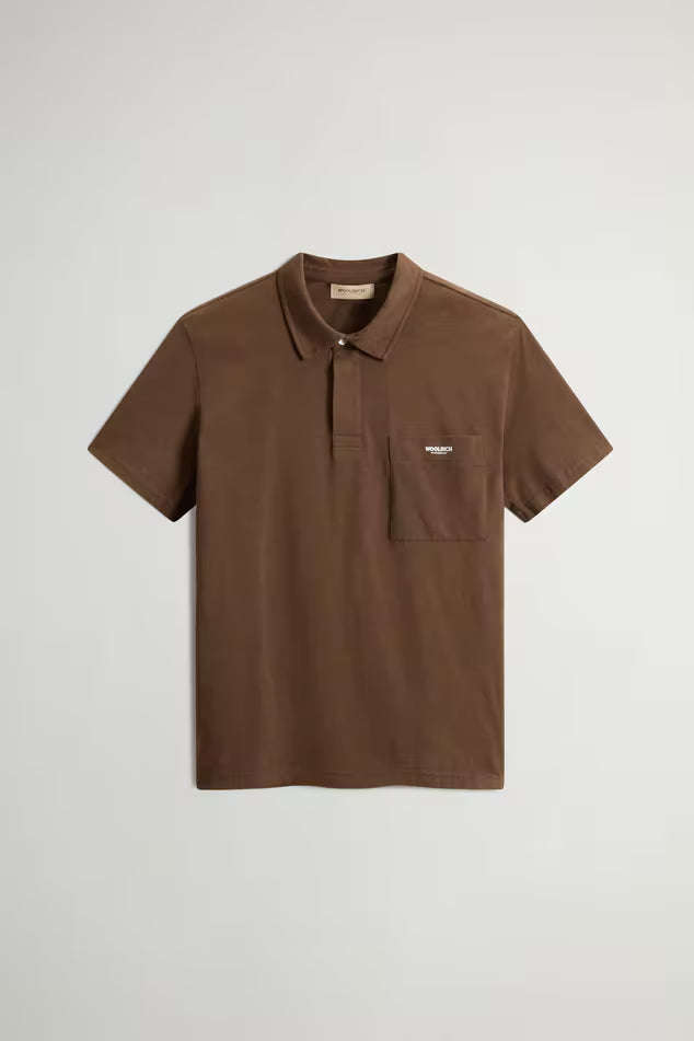 WOOLRICH CFWOPO2004MRUT4061 10026 POLO SLUB LOGO POLO JERSEY