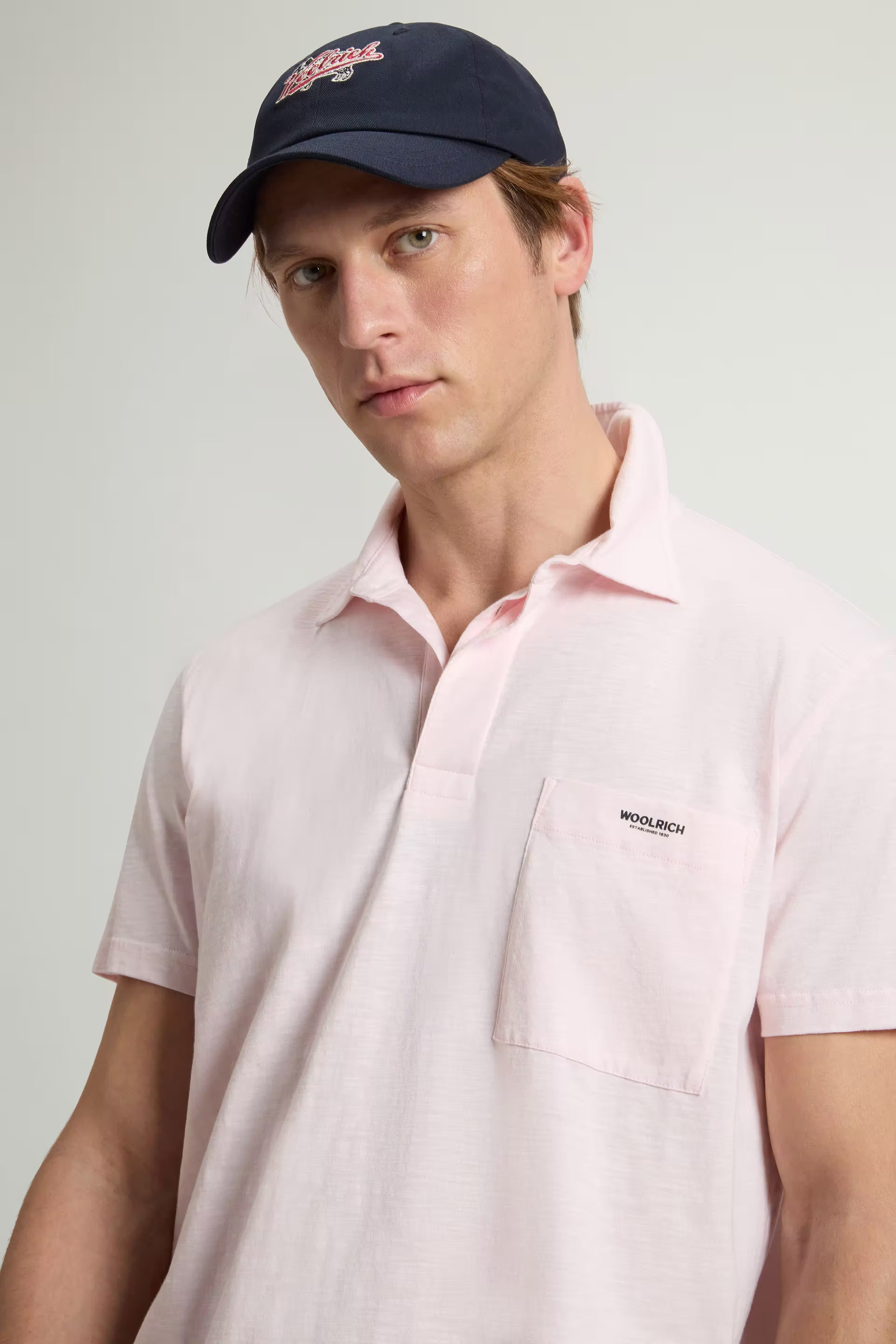 WOOLRICH CFWOPO2004MRUT4061 4316 POLO SLUB LOGO POLO JERSEY