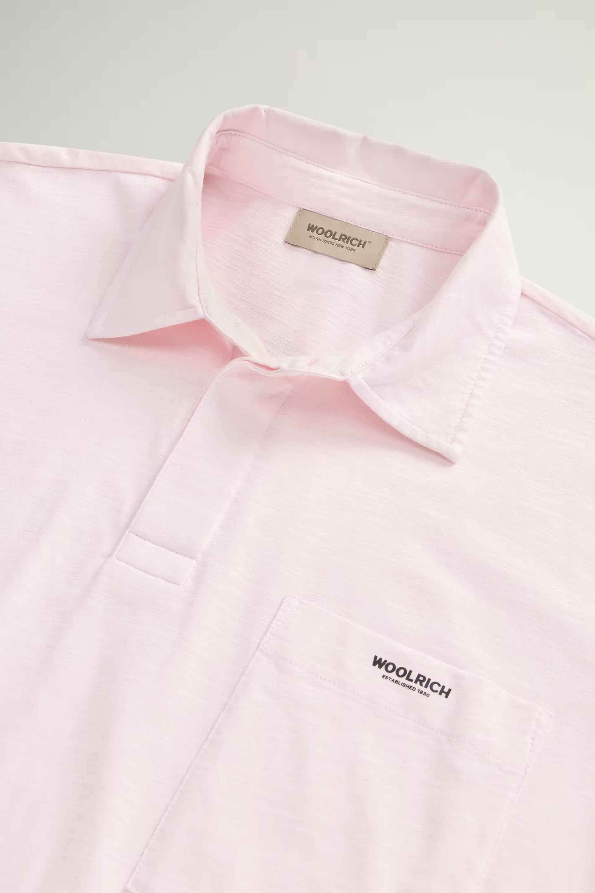 WOOLRICH CFWOPO2004MRUT4061 4316 POLO SLUB LOGO POLO JERSEY