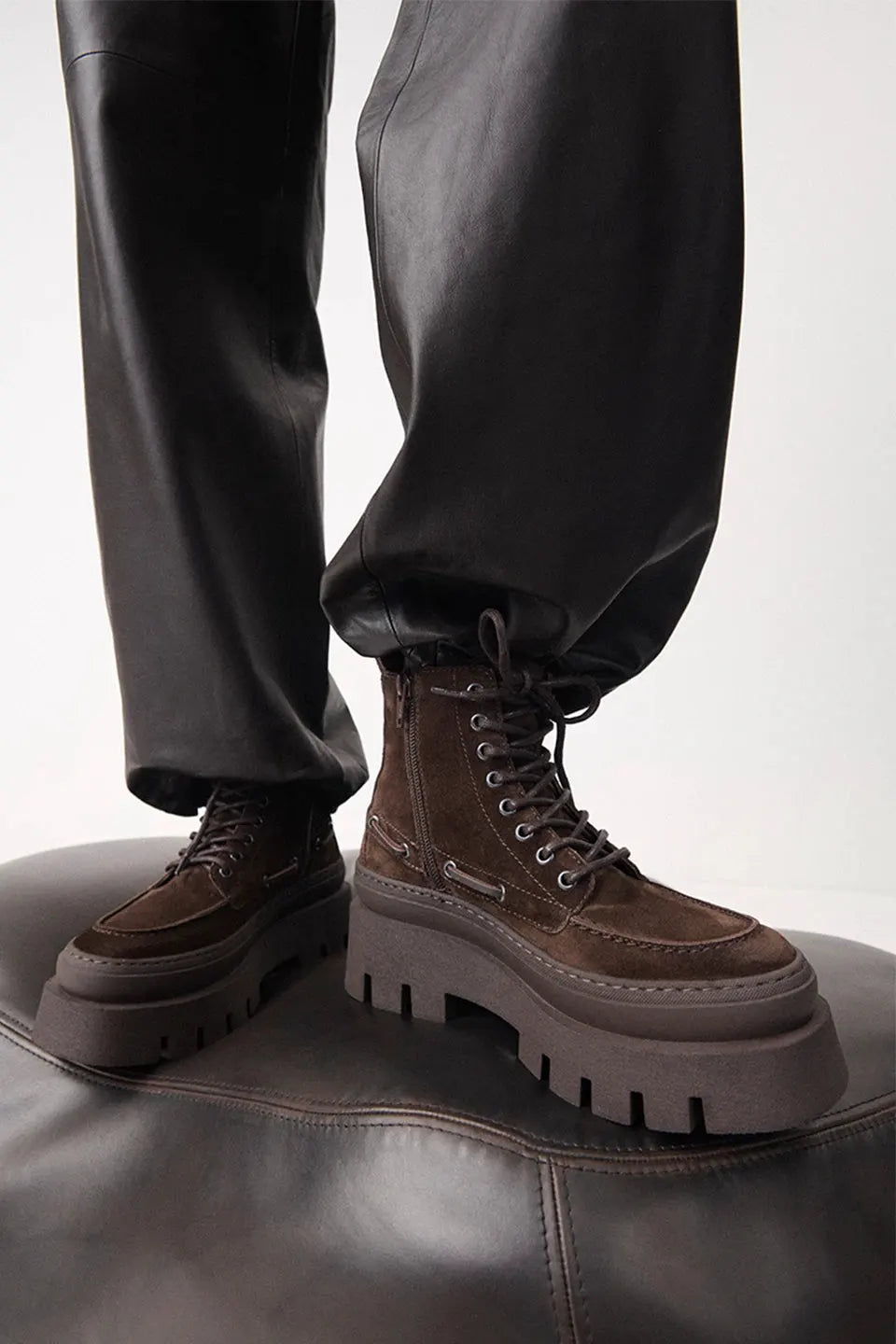 COPENHAGEN CPH697 SUEDE BOOT NABUC CHOCOLATE by COPENHAGEN