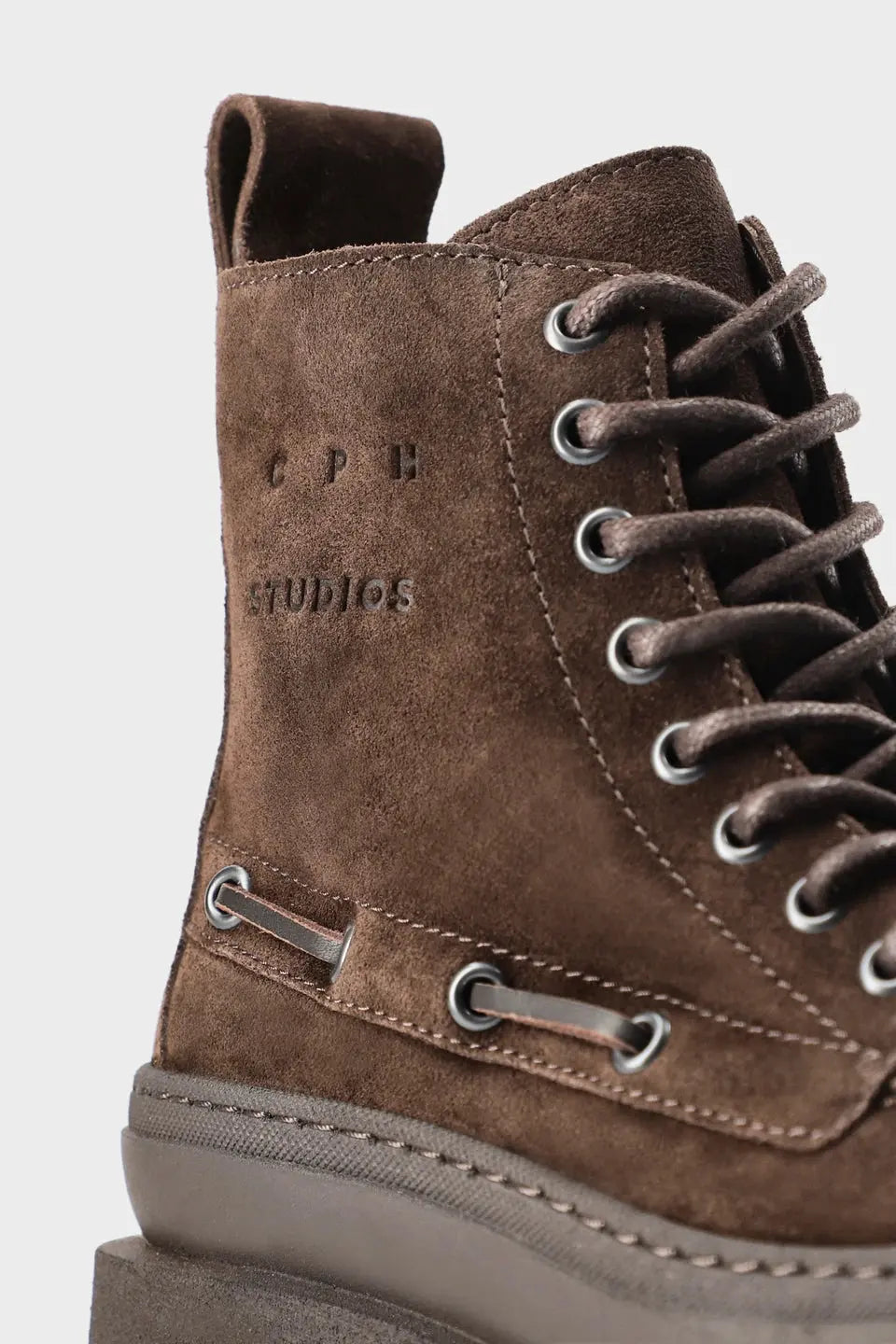 COPENHAGEN CPH697 SUEDE BOOT NABUC CHOCOLATE by COPENHAGEN