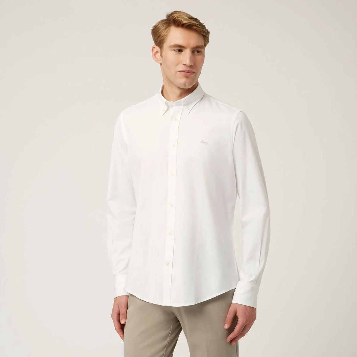 Camicia Oxford Uomo Harmont & Blaine Bianca CRR043011760M - Vista frontale