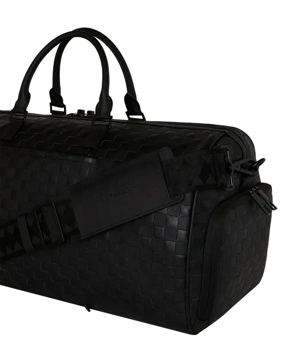 SPRAYGROUND D9507 RAISED CHECK DUFFLE by SPRAYGROUND